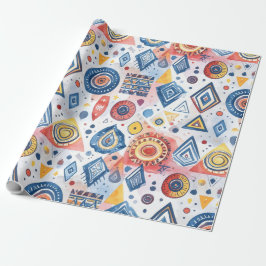 Motif ethnique graphique presentpapper