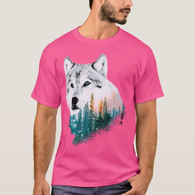 Motif för Underbar Varg T Shirt (Framsida)