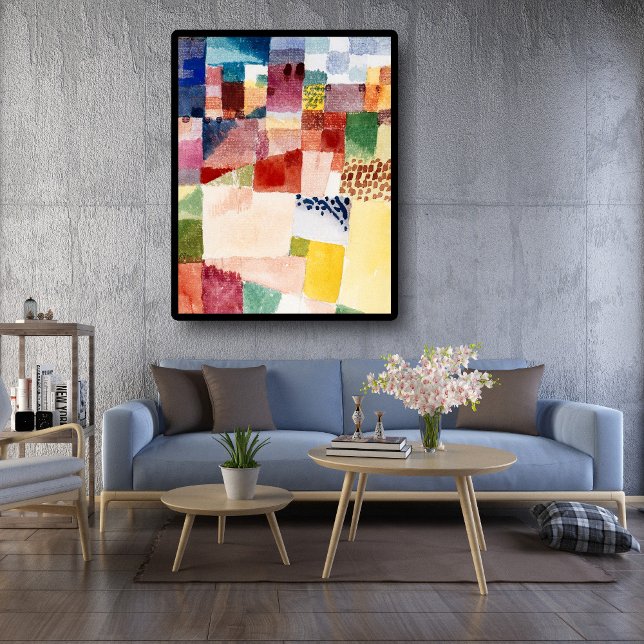Motif från Hammamet av Paul Klee, Abstrakt Art Poster (Skapare uppladdad)