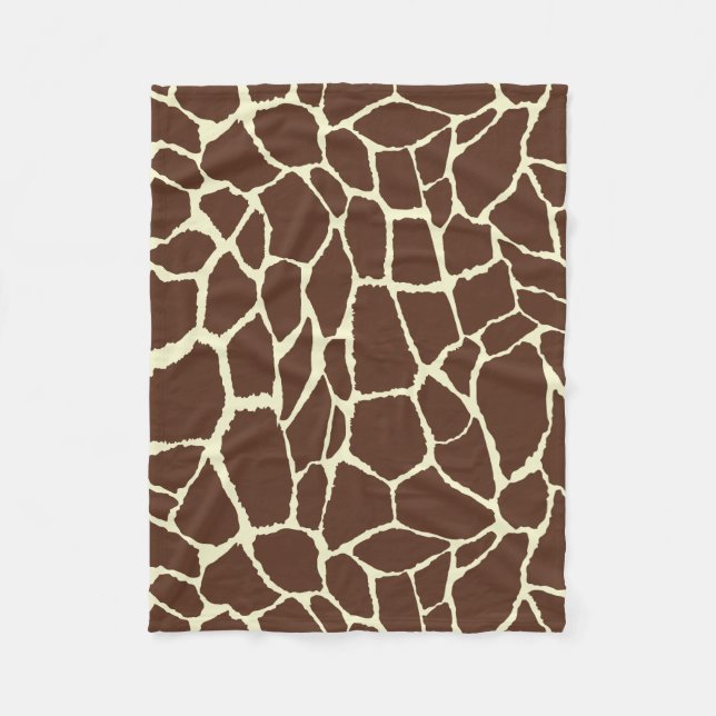 Motif Peau de girafe Fleecefilt (Framsidan)
