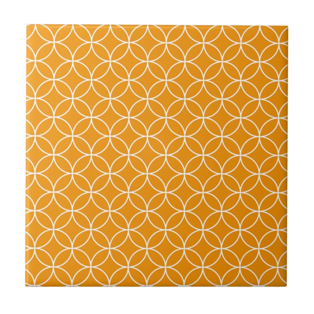 Motif Shippô Orange et blanc Kakelplatta (Framsidan)
