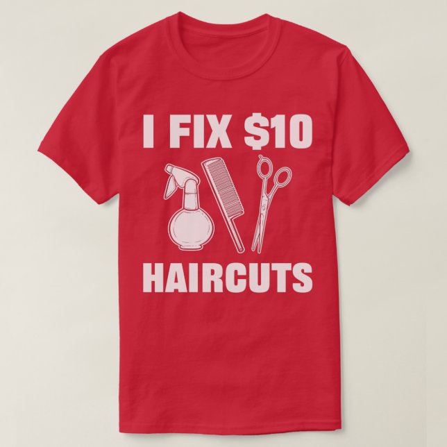 Motif till Barbres and Barbershops Haidresser 1 T Shirt (Design framsida)