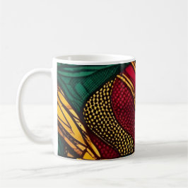 Motif Wax Africain – Explosion de Couleurs Kaffemugg