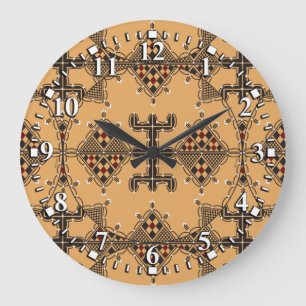 Motifs de la poteries kabyles Amazigh Stor Klocka