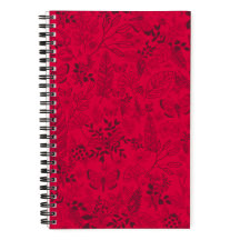 Motifs rojo - Cuaderno personalizado/Personalized