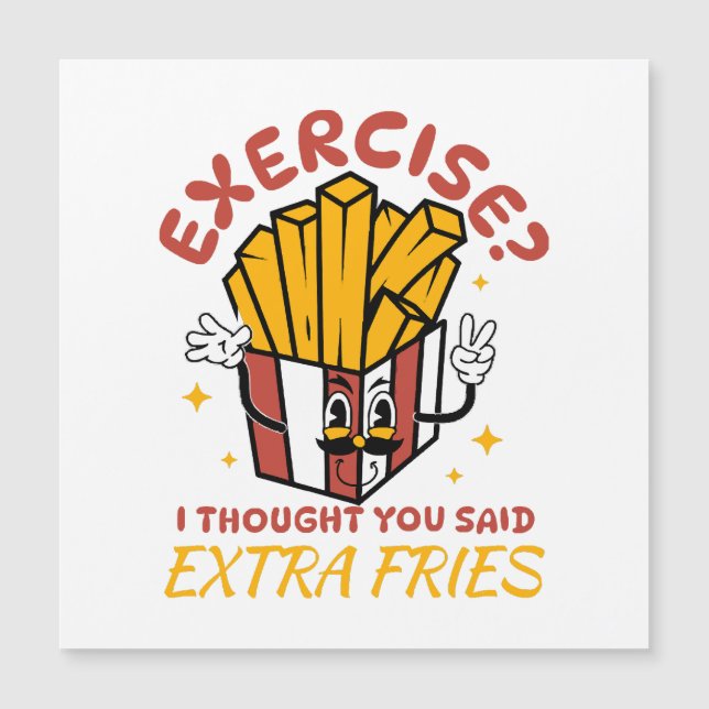 Motion jag trodde du sa extra pommes frites (Framsida)