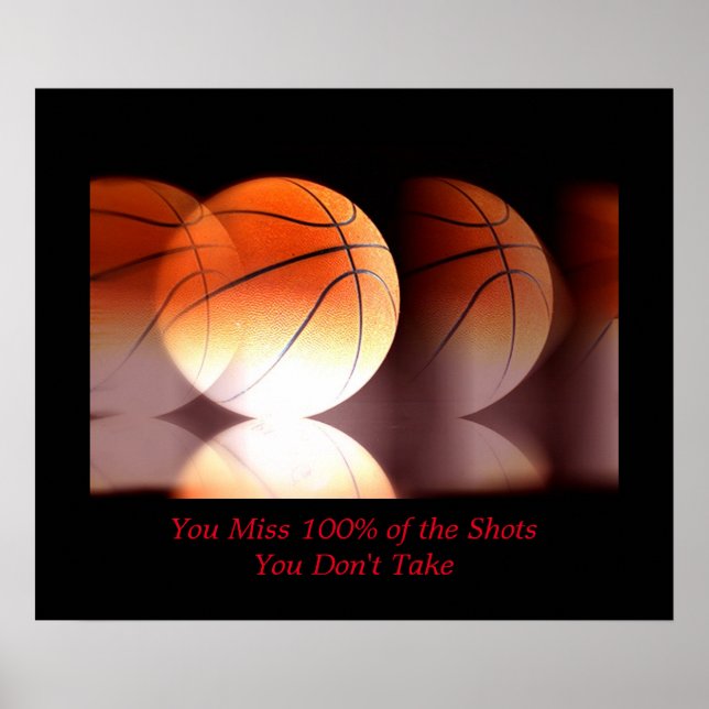 Motiv basketboll - inspiration poster (Framsidan)