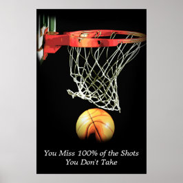 Motiv basketboll sport poster