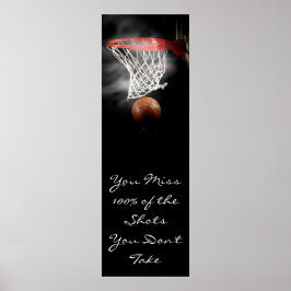 Motiv basketbolldörr poster
