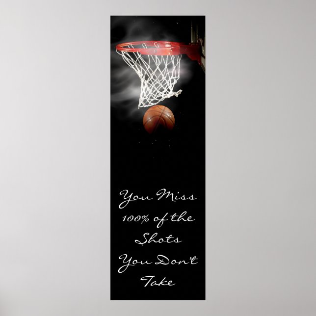 Motiv basketbolldörr poster (Framsidan)