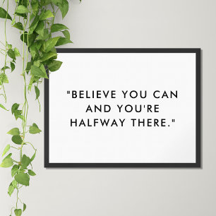 Motiv citat av modern minimalistisk typ poster