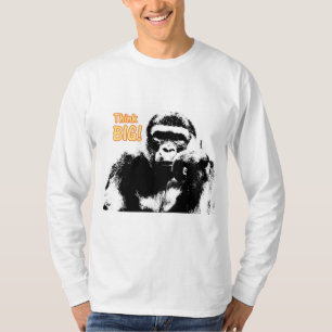 Motiv citat Gorilla Pop Art Elegant Modern T Shirt