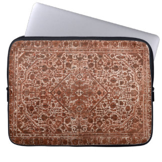 motiv för antik orientalisk marron laptop fodral