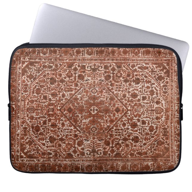 motiv för antik orientalisk marron laptop fodral (Framsidan)