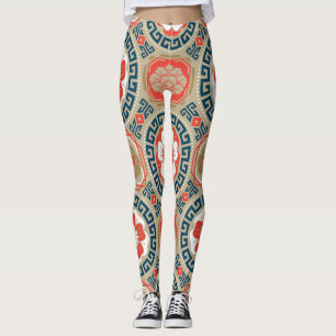 Motiv för asiatisk Elegant: Geometrisk design Leggings