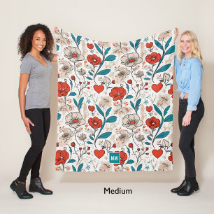 Motiv för beige beige-bakgrund för modern minimali fleecefilt