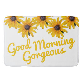 Motiv Gult Flower Photo Flower Bath Mat Badrumsmatta