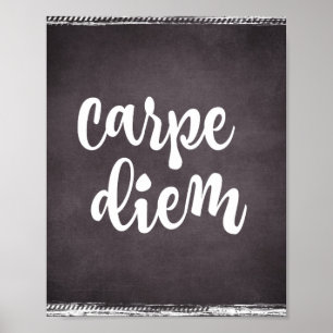 Motiv inspiration: Carpe Diem Quote Poster