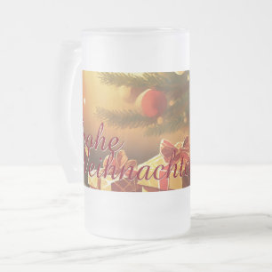 Motiv, mit Geschenken unterm Weihnachtsbaum 37016 Frostat Ölglas