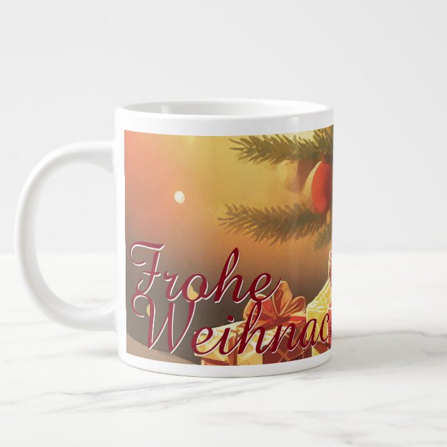 Motiv, mit Geschenken unterm Weihnachtsbaum 37016 Jumbo Mugg (Vänster)