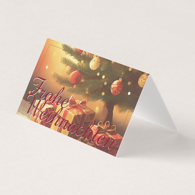 Motiv, mit Geschenken unterm Weihnachtsbaum 37016 Kort (Framsida)