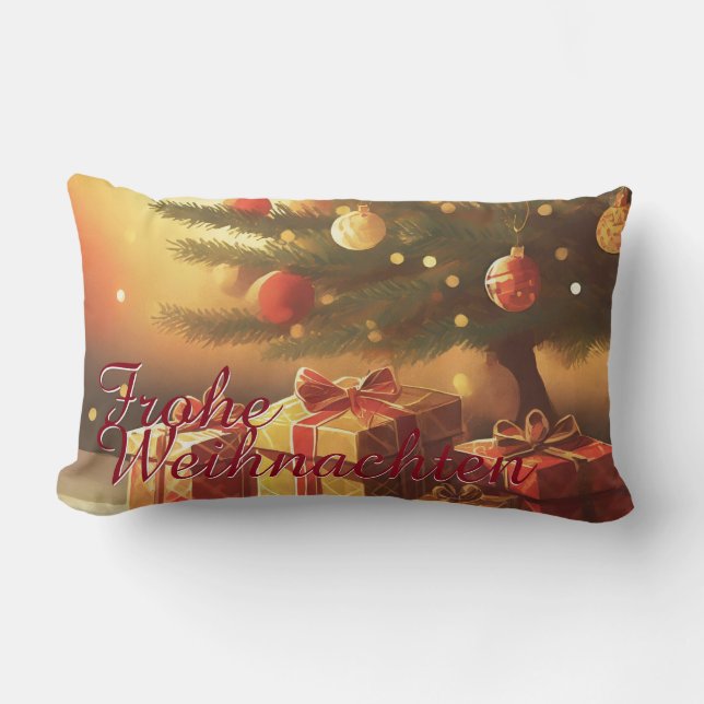 Motiv, mit Geschenken unterm Weihnachtsbaum 37016 Lumbarkudde (Framsida)