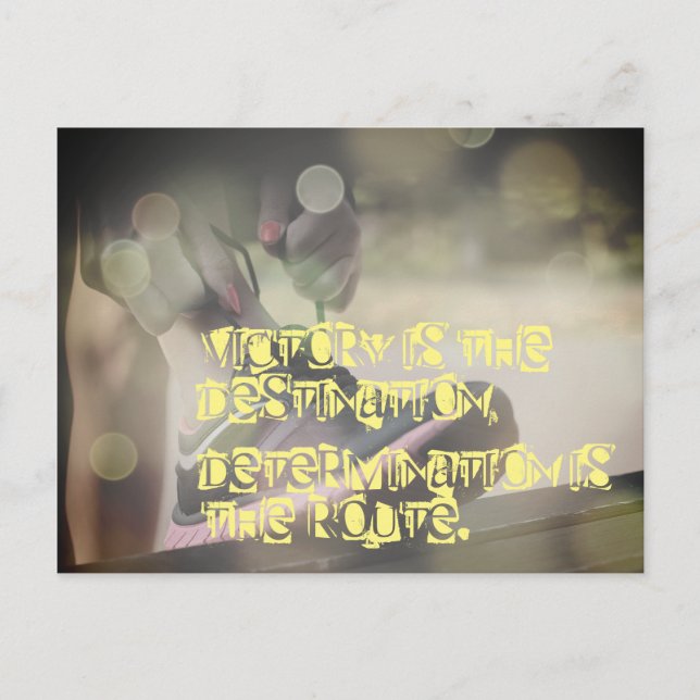 Motiv Netball Bild med Slogan Vykort (Framsida)