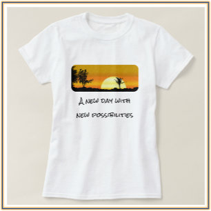 Motiv nydag - soluppgång t shirt