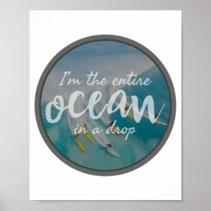Motiv och inspirerande ord för kärlek poster