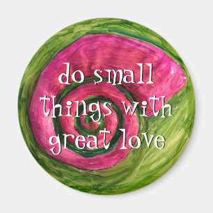 Motiv och inspirerande Ord Magnet
