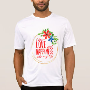 Motiv ord för framgång och livskamp t shirt