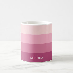 Motiv övertoning med eget namn kaffemugg