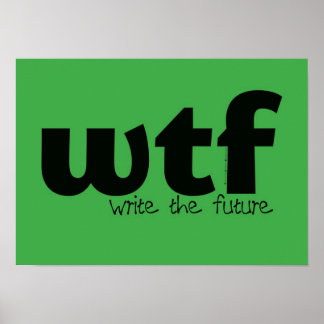 Motiv Poster - Skriva för framtiden