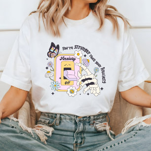 Motiv psykisk hälsa T-Shirt, ångest T Shirt