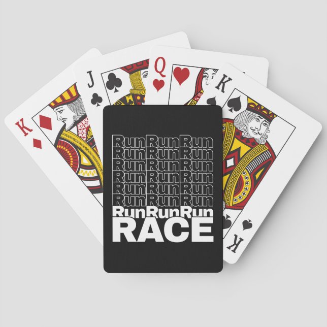 Motiv Springer inom utbildningsområdet - Springa T Casinokort (Baksidan)