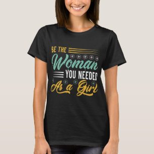 Motiv T-shirt, var kvinnan. T Shirt