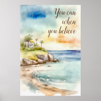 Motiv vattenfärgsmur Art Poster 5
