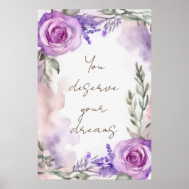 Motiv vattenfärgsmur Art Poster 9