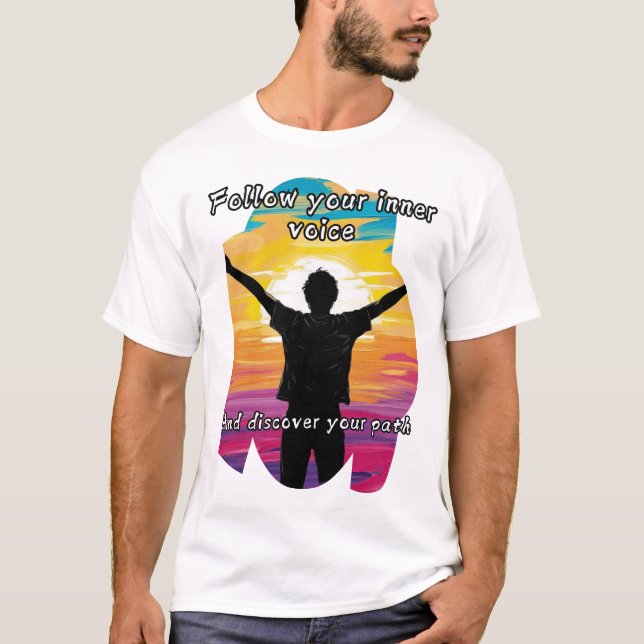 Motivacional y Libertad T Shirt (Framsida)