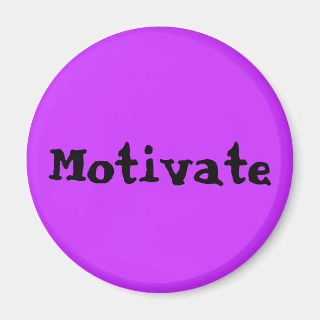 Motivate magnet (Framsidan)