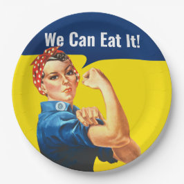 Motivate roligt "Rosie the Riveter" "Vi kan äta de