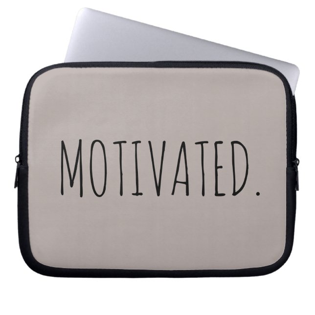 Motivated Laptop Sleeve (Framsidan)