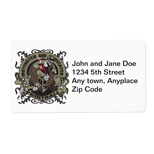 Motivated Paintball Fraktsedel (Framsidan)