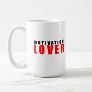 Motivation älskare kaffemugg