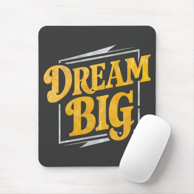 Motivation - Dream Big street art Musmatta (Med mus)