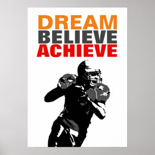 Motivation Dream tror att fotbollen kan förverklig Poster