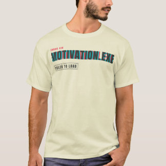Motivation.exe misslyckades att ladda | Glitch Tec T Shirt