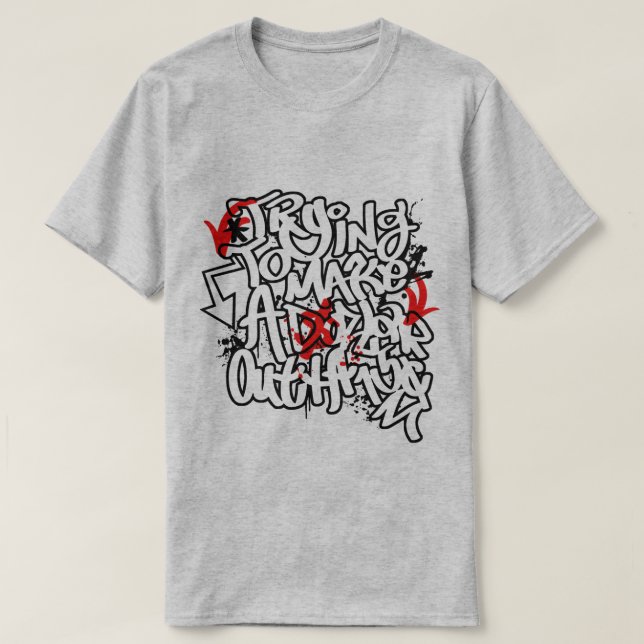 Motivation för grannskapet t shirt (Design framsida)
