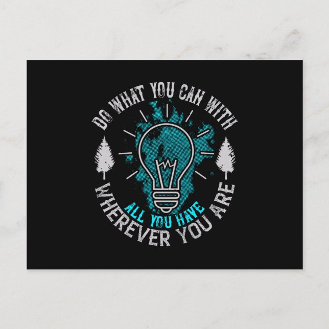 Motivation - Gör vad du kan Vykort (Framsida)