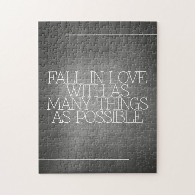 Motivation inspiration, ord av vishet. pussel (Vertikal)